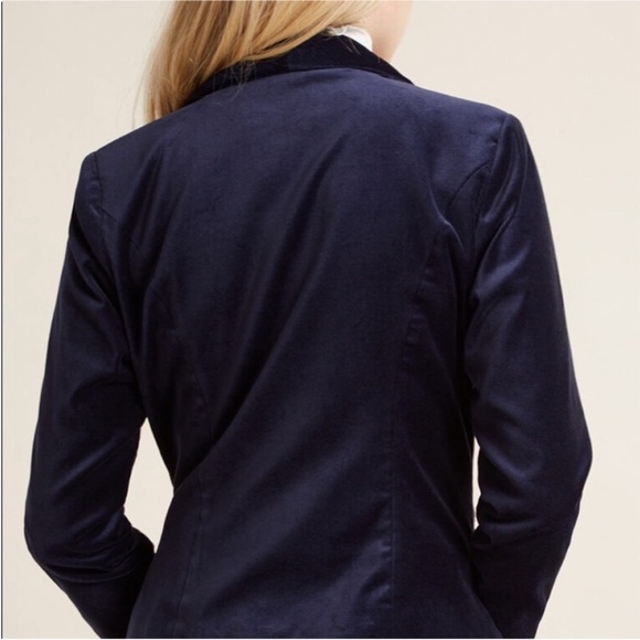 Modcloth Velvet Executive Two Button Blazer Size S NEW - Picture 10 of 10